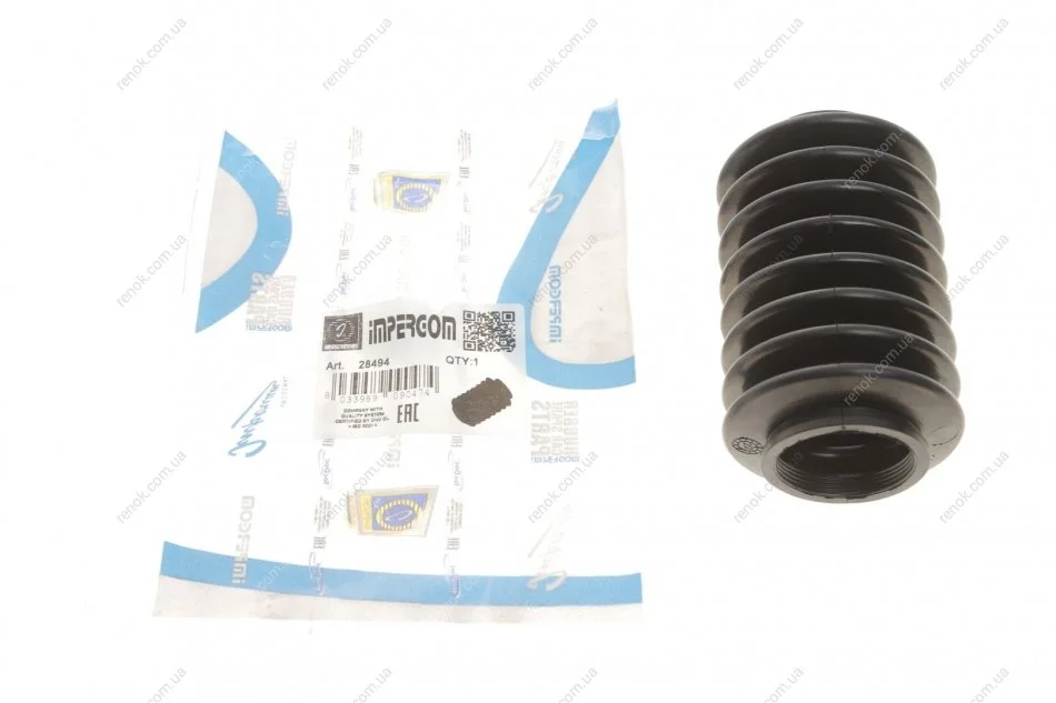 Пыльник рулевой рейки Citroen Berlingo/Peugeot Partner 96-08 (R) (38x43x150) IMPERGOM 28494 (фото 1)
