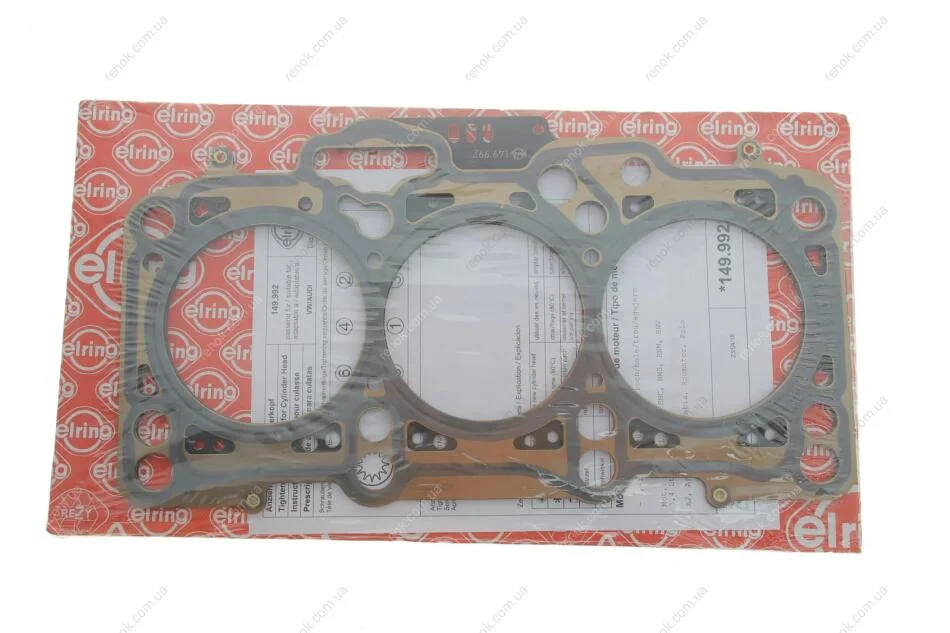 Прокладка ГБЦ Skoda Roomster 1.4 TDI 06-10 ELRING 149.992 (фото 1)