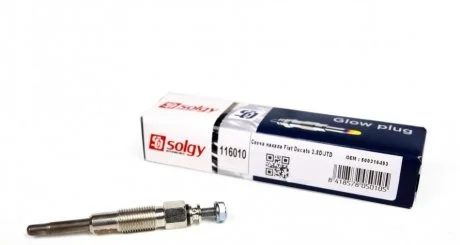 Свічка розжарювання Fiat Ducato 2.8D/JTD SOLGY 116010