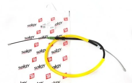 Трос ручника (R) Renault Kangoo 97- (1441/1066mm) / 4x4 01-06 (1442/1067mm) SOLGY 219071