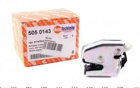 Замок двери AUTOTECHTEILE 505 0143
