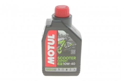 Масло 10W40 4T Scooter Expert MB (1л) MOTUL 831701