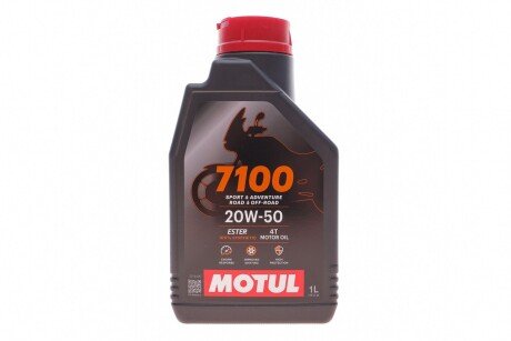 Олива 20W50 4T 7100 (1L) (104103) MOTUL 836411