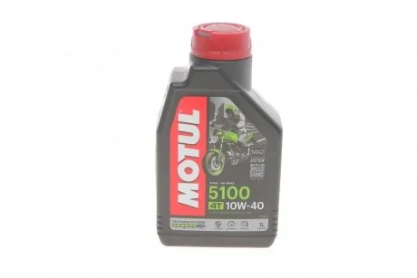 Масло 10W40 5100 4T Technosynthese (1л) (104066) MOTUL 836511