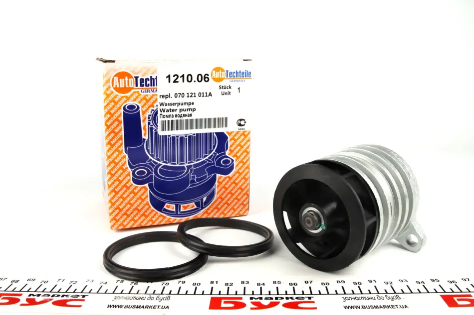 Насос воды VW T5 2.5TDI 03- (1210.06) AUTOTECHTEILE 312 1006 (фото 1)