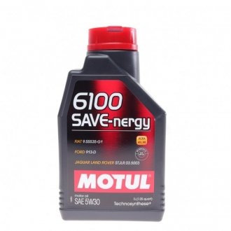 Масло 5W30 SAVE-nergy 6100 (1л) (WSS M2C 913D/STJLR.03.5003/9.55535-G1) MOTUL 812411