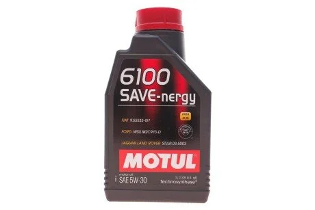 Олива 5W30 SAVE-nergy 6100 (1л) (WSS M2C 913D/STJLR.03.5003/9.55535-G1) MOTUL 812411