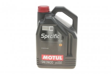 Олива 0W20 Specific 5122 (5L) (Jaguar/Land Rover-STJLR.51.5122) MOTUL 867606