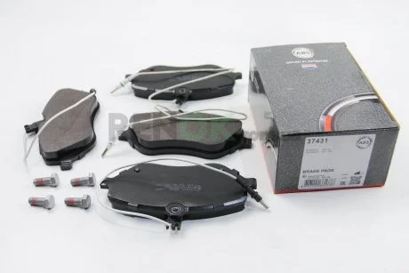 Гальмівні колодки пер. Peugeot 407/607 04- (TRW) (162,3x79,1x18,4) A.B.S. A.B.S. 37431