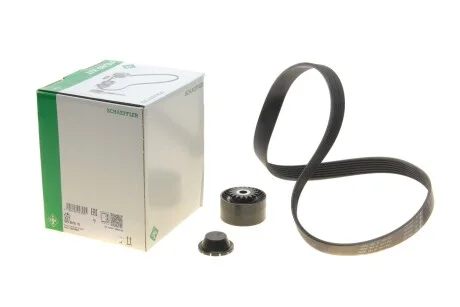 Комплект ременя генератора Renault Clio/Twingo 1.2i 05-/Dacia Sandero 1.2 12- (7PK1035) INA 529 0016 10