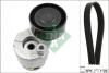 Комплект ремня генератора Nissan Note/Qashqai 1.5 dCi 11- (6PK 1195) INA 529 0117 10 (фото 11)
