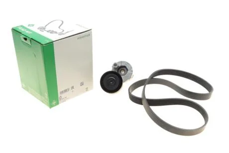 Комплект ременя генератора Nissan Note/Qashqai 1.5 dCi 11- (6PK 1195) INA 529 0117 10