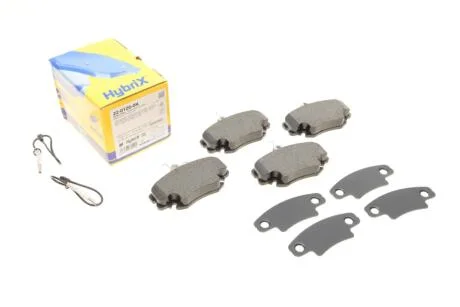 Колодки гальмівні (передні) Renault Clio 90-98/Symbol 00-/Megane 96-03/Peugeot 205 87-98 (+датчики) Metelli 22-0120-0K