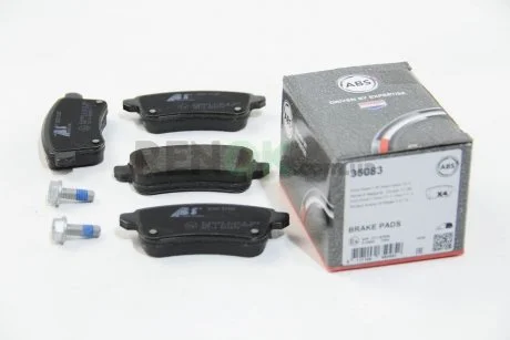 Гальмівні колодки зад. Fluence/Megane/Scenic (12-21) A.B.S. A.B.S. 35083
