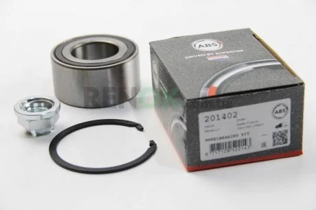 Підшипник маточини перед. Renault Duster/Fluence/Megan 09- A.B.S. A.B.S. 201402
