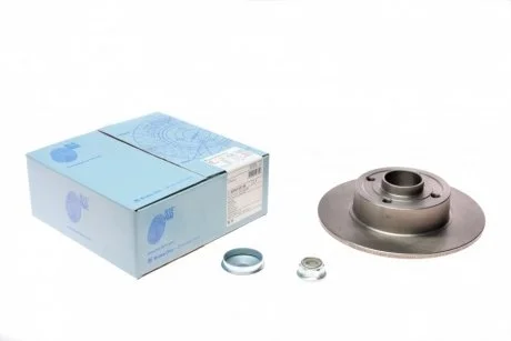 Диск гальмівний (задній) Renault Megane II 03- (240х8) (+ABS) (з підшипником) BLUE PRINT ADN143139