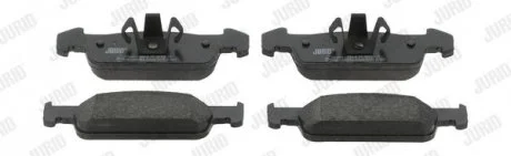 Комплект тормозных колодок, дисковый тормоз Jurid 573441J