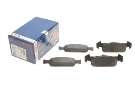 Колодки гальмівні (передні) Dacia Logan II/Sandero II 12-/Renault Logan 11-/Sandero 13/Clio IV 18- BOSCH 0 986 494 697