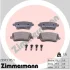 Комплект тормозных колодок, дисковый тормоз ZIMMERMANN 23973.175.1 (фото 5)