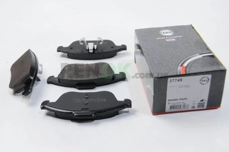 Гальмівні колодки пер. Megane III 08-/Scenic 09- (ATE) A.B.S. A.B.S. 37749