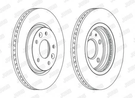 Тормозной диск Jurid 563120JC