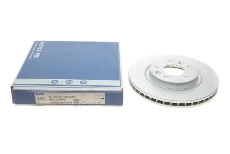 Диск тормозной (передний) Nissan Qashqai II/X-trail 13-/ Leaf 14-/ Renault Kadjar 13- (296x26) MEYLE 36-15 521 0074/PD