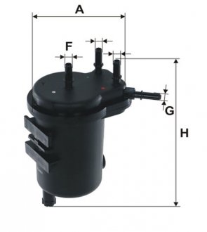 Фільтр палива WF8357WIX WIX FILTERS WF8357