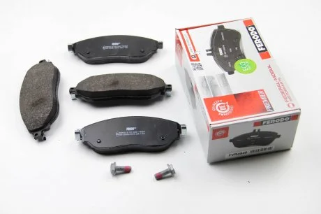 Комплект гальмівних колодок, дискове гальмо FE FERODO FVR4840