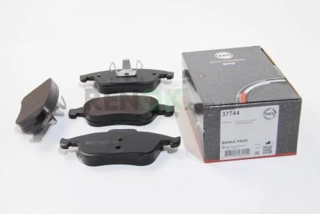 Гальмівні колодки пер. Laguna III 07-/Grand Scenic 09- (ATE) (155,3x63x18) A.B.S. A.B.S. 37744