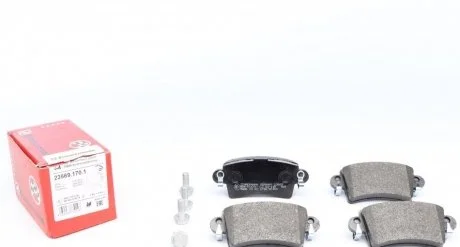 Комплект тормозных колодок, дисковый тормоз ZIMMERMANN 23669.170.1