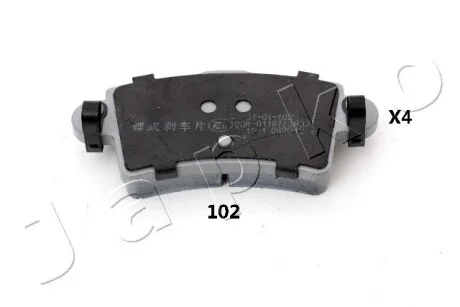 Комплект тормозных колодок, дисковый тормоз JAPKO 51102