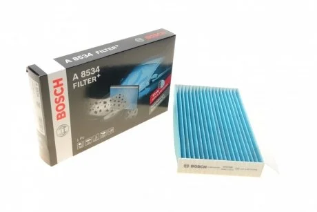 Фильтр салона Renault Megane III 08- (угольный/антиаллергенный) BOSCH 0 986 628 534 (фото 1)