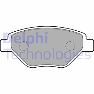 Комплект тормозных колодок, дисковый тормоз Delphi LP1866 (фото 1)