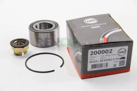 Підшипник маточини перед. Renault Clio 91-04/R19 88-96/Rapid 86-98/Twingo 96- A.B.S. A.B.S. 200002