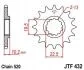 Передня зірка 15зуб. DR350S/DRZ 400?00-/RM250 -`04 JT JT MOTO 103-461-15 (фото 1)