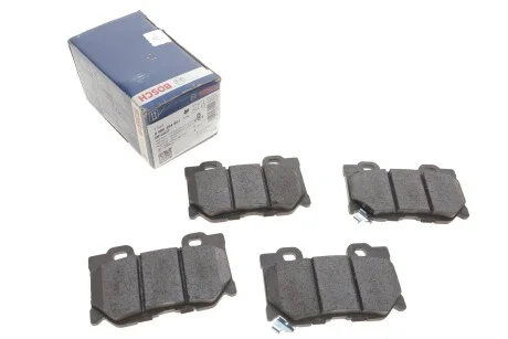 Комплект гальмівних колодок, дискове гальмо 0 986 494 863 BOSCH 0986494863