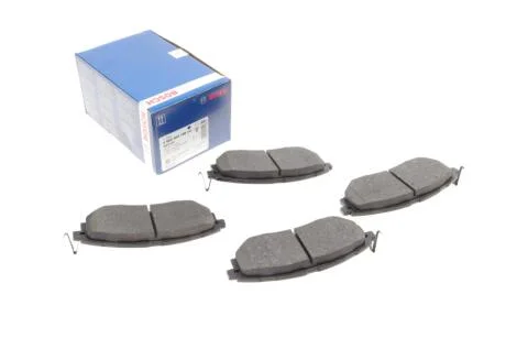 Колодки гальмівні (передні) Subaru Forester/Legacy/Impreza 03- (Akebono) BOSCH 0986495156