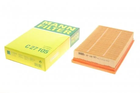 Фильтр воздушный Ford Focus 1.6TDCI 04-07/Mazda 3 1.6D 04-09/Volvo C30/S40/V50 1.6D 05-07 MANN C 27 105