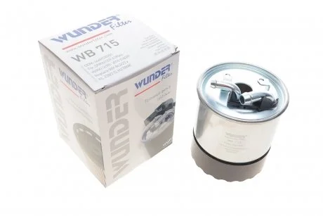 Фільтр паливний MB Sprinter 2.2-3.0CDI (+отв. датчика води) WUNDER FILTER WB 715