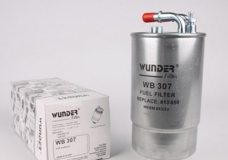 Фільтр паливний Opel Corsa D 1.3CDTI 06- WUNDER FILTER WB 307