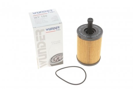 Фільтр масляний VW T5/Caddy III 03- WUNDER FILTER WY 106 (фото 1)