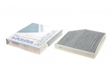 Фільтр салону Audi A4/A6 1.8-4.2TFSI 07- (вугільний) WUNDER FILTER WPK 121