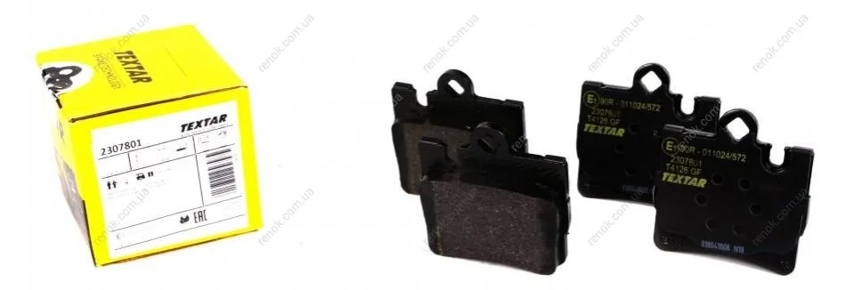 Колодки гальмівні (задні) MB S-class (W220/ C215) 98-06 (Teves) Q+ TEXTAR 2307801 (фото 1)