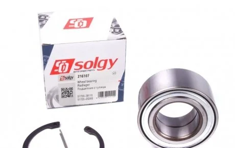 Підшипник маточини (передньої) Hyundai Santa Fe 00-/Tucson 04-10/Kia Sportage 04- (45x84x41) (к-кт) SOLGY 216107