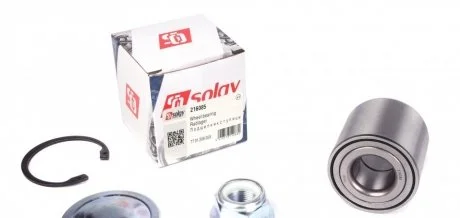 Підшипник маточини (задньої) Renault Megane II (25x55x48) (к-кт) SOLGY 216085