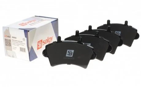 Колодки гальмівні (передні) Renault Master/Opel Movano 98- R16" SOLGY 209025