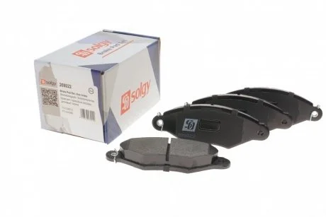 Колодки гальмівні (передні) Renault Kangoo 98- (Bosch) SOLGY 209022
