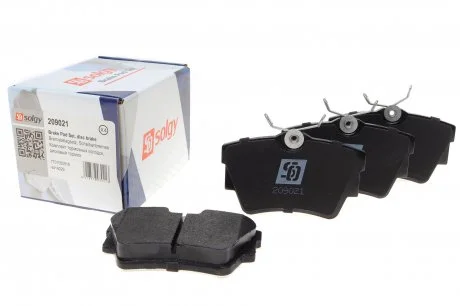 Колодки гальмівні (задні) Renault Trafic/Opel Vivaro 01- SOLGY 209021