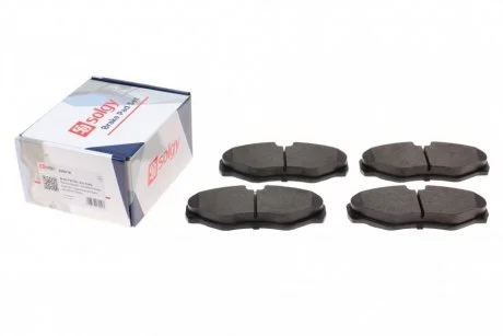 Колодки тормозные (передние) Renault Trafic/Opel Vivaro 01- SOLGY 209018