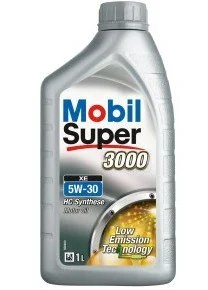 1л Super 3000 XE 5W-30 Масло синт. ACEA C3, API SM/SL, Dexos2Щ, BMW LL-04, MB-Approval 229.31/229.51/229.52, VW502 00/505 00/505 01, Ford WSS-M2C917-A MOBIL MOBIL9256